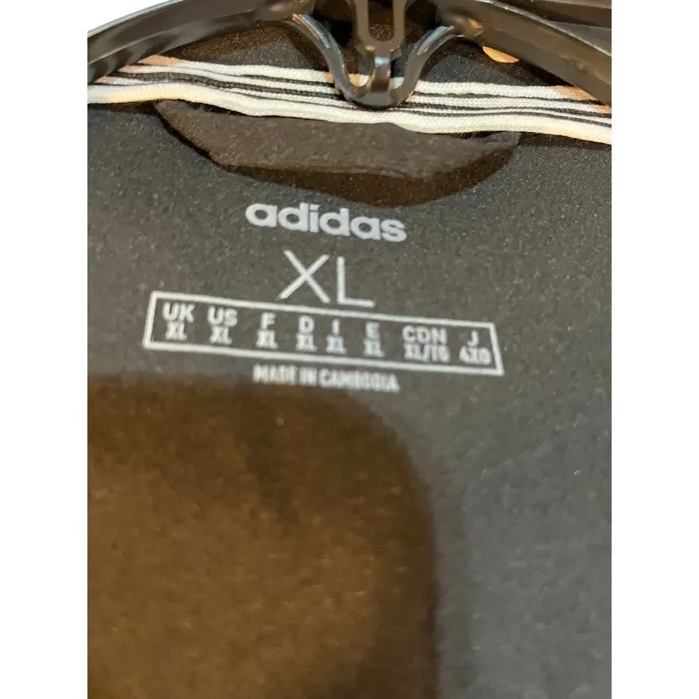 Adidas men’s hooded front zip windbreaker